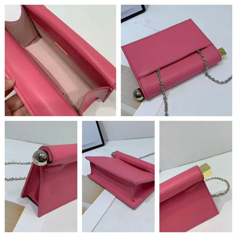 Luxury Designer Big Handbag for Women New Fashion Take-out Clutch with Metal Dreses Purses Prom Bag for Ladies Crossbody Bag