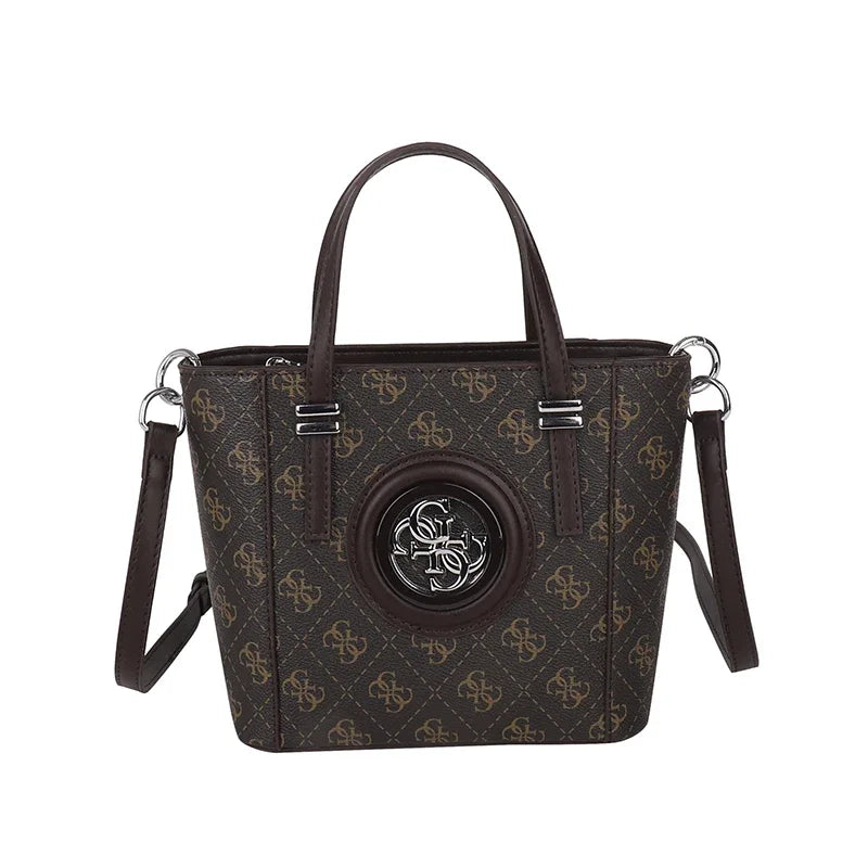 Vintage Leather Diaper Bag For Ladies High-end Simple Fashionable Classic Design Trendy Large Capacity Commuter Backpack