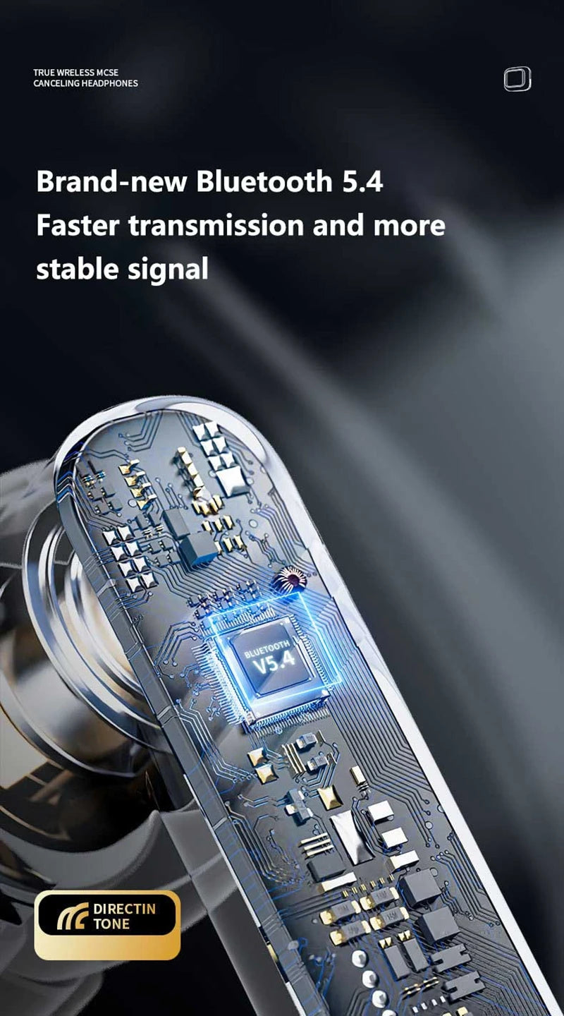 Xiaomi Full In Touch Screen Headphone ANC ENC LX10 Bluetooth 5.4 Noise Cancelling Earphone Wireless In Ear Earbuds With Mic New