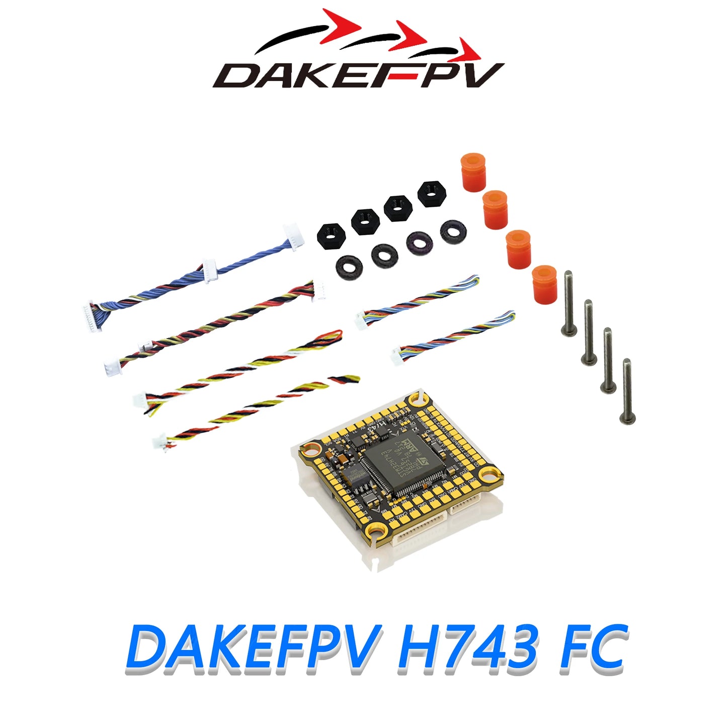 DAKEFPV H743 12S 120A stack ICM42688P H743 flight control FC Flight controller FPV stack for MARK4 13inch FPV Drone frame