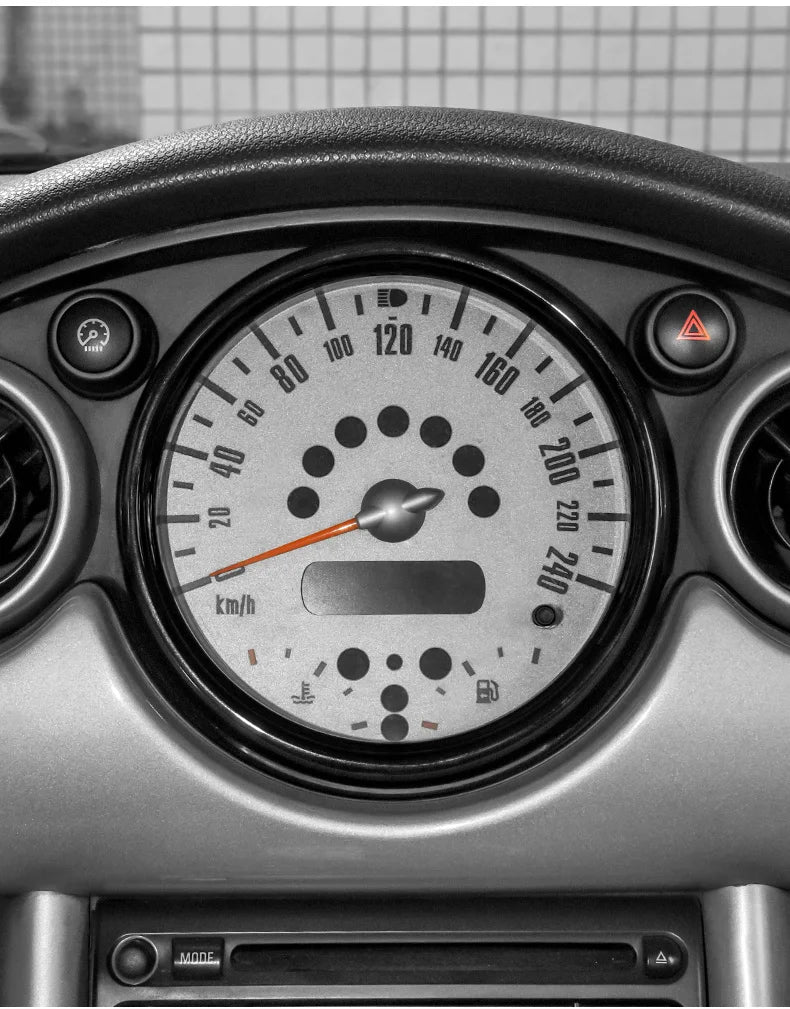 Speedometer Trim Ring Cover Decoration Sticker for Mini Cooper R50 R52 R53 2001 2002 2003 2004 2005 2006 Styling Car Accessories