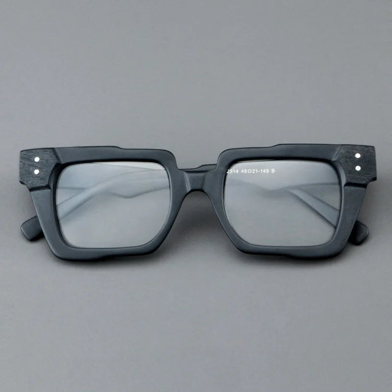 Retro Square Acetate Glasses Men Reading Glasses Progressive Multifocal Lens Sunglasses Lenses Color Changing Lenses
