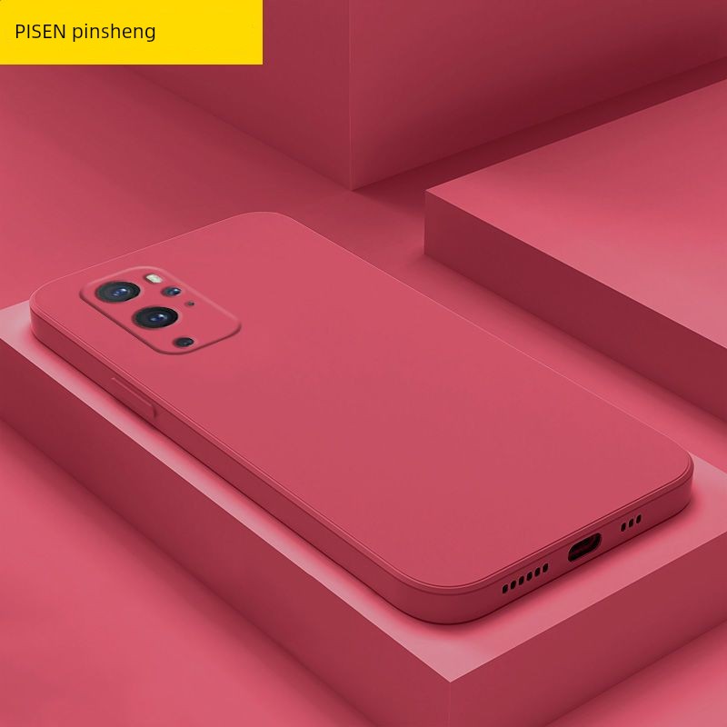 Pinsheng Applicable/OnePlus 9 Liquid Silicone Phone Case OnePlus 9RT Pure Color Stain-Resistant Soft Case OnePlus Ace Pro