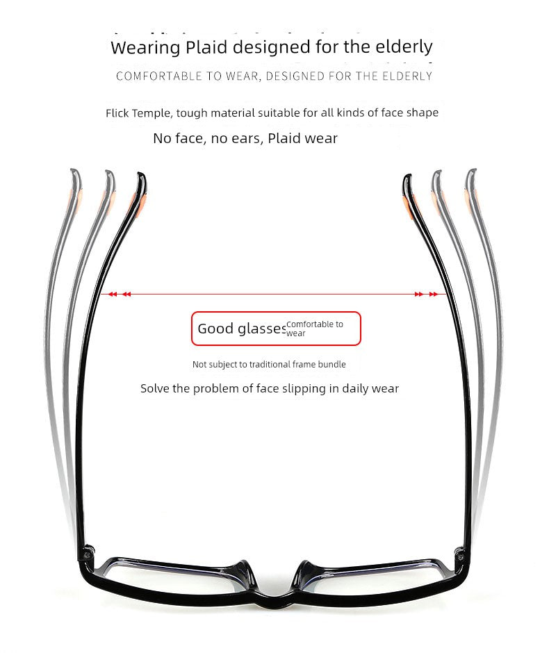 Anti-Blue Light Reading Glasses for Men and Women Neutral Stall Profiteering New Arrival Products Presbyopic Glasses Full Frame Reading Glasses Manufacturers Supply