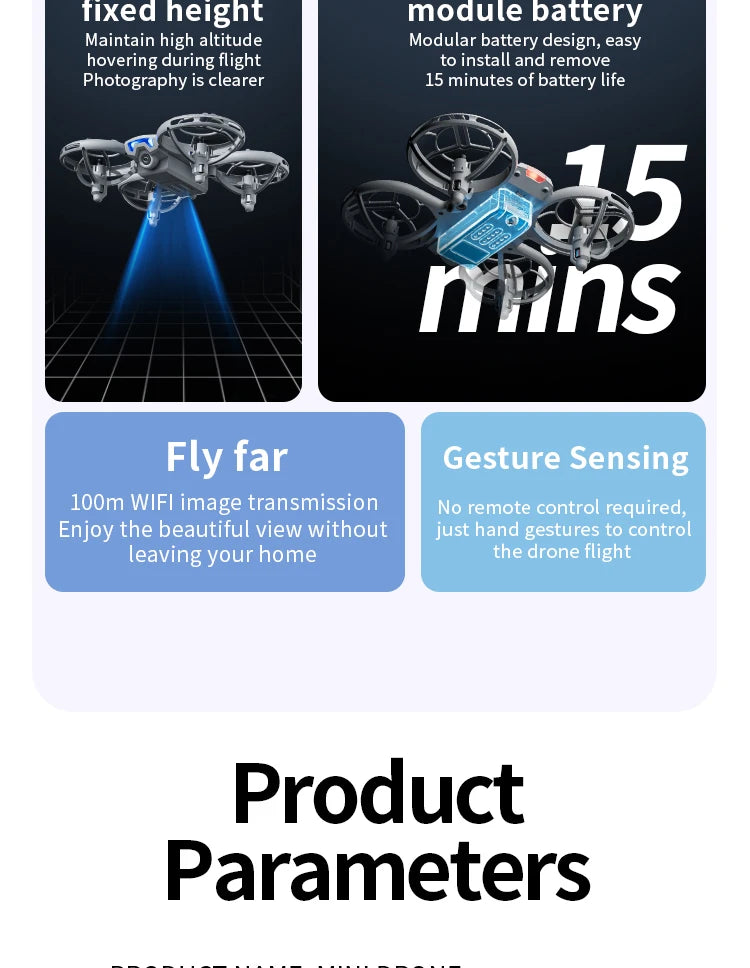 V8 Mini Drone 4K Profession HD Wide Angle Camera WiFi FPV RC Dron Height Keep Helicopter Foldable Quadcopter UAV Toys Gift