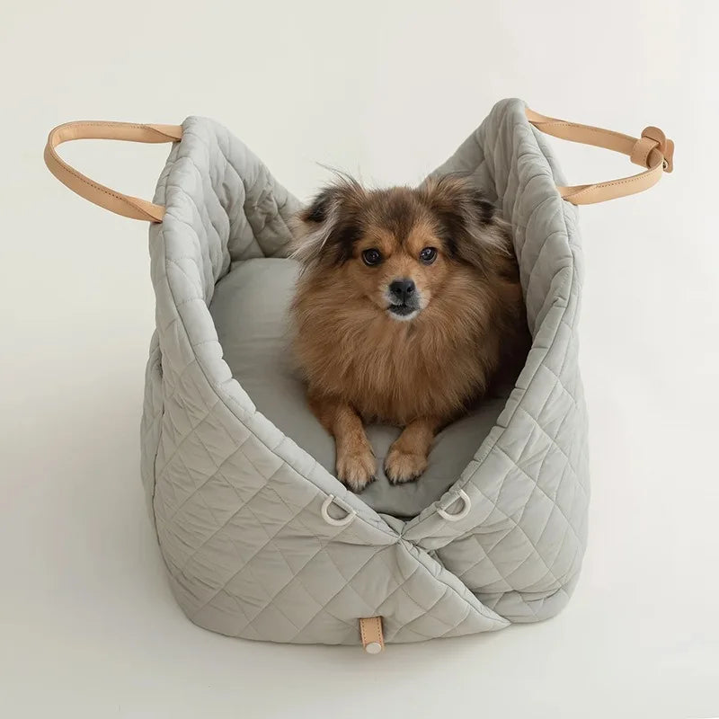 Large Size New Nylon Waterproof Pet Carrier Car Dog Cat Bag Removable Pet Bed Stylish Pet Bag - Crossbody/Shoulder