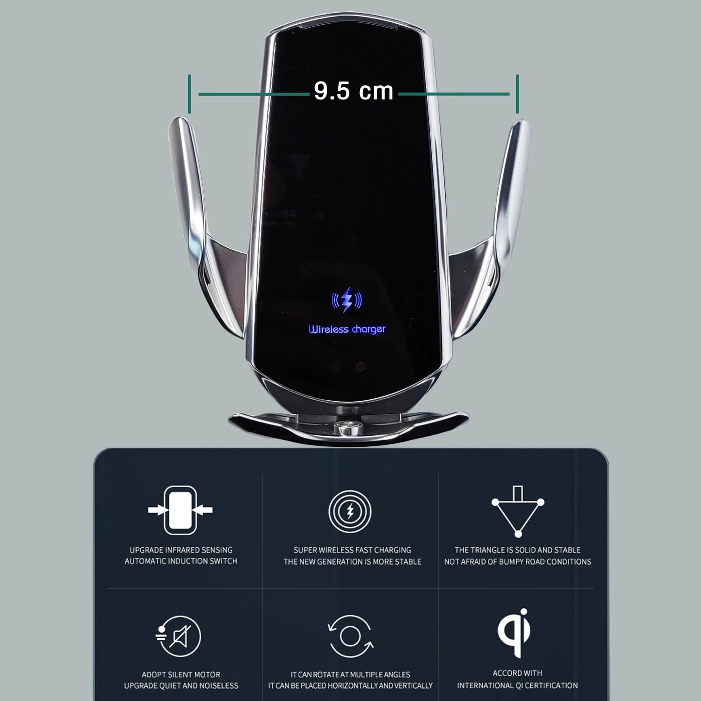Car Phone Holder For Volkswagen VW Golf 8 MK8 2021-2024 Mobile Phone Mounts Car Wireless Charging Special Fixed Base Accessories