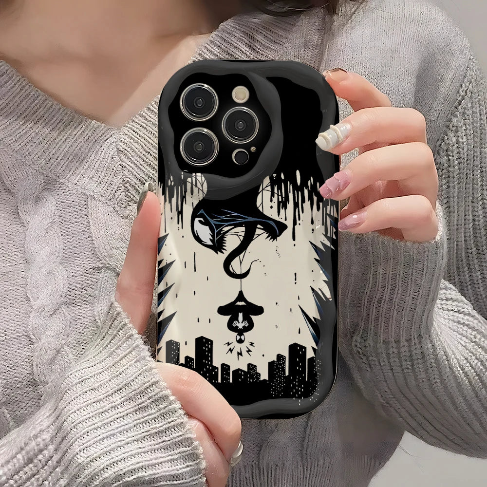 A-Avengers Spider Venoms Men Phone Case for Xiaomi Redmi Note 15 14 13 12 12S 11 Pro Plus 15 15C 14C 13C 12C 4G 5G 3D Wave Cover