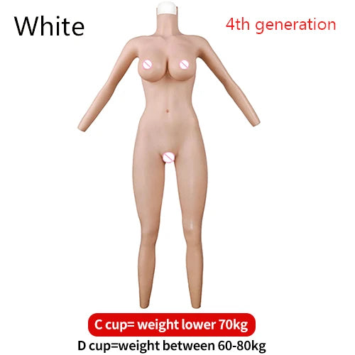 EYUNG Bodysuit Crossdressing Pussy Body Suit Cosplay Silicone Breasts Shemale Full Silicone Bodysuits Sissy Underwear Panties