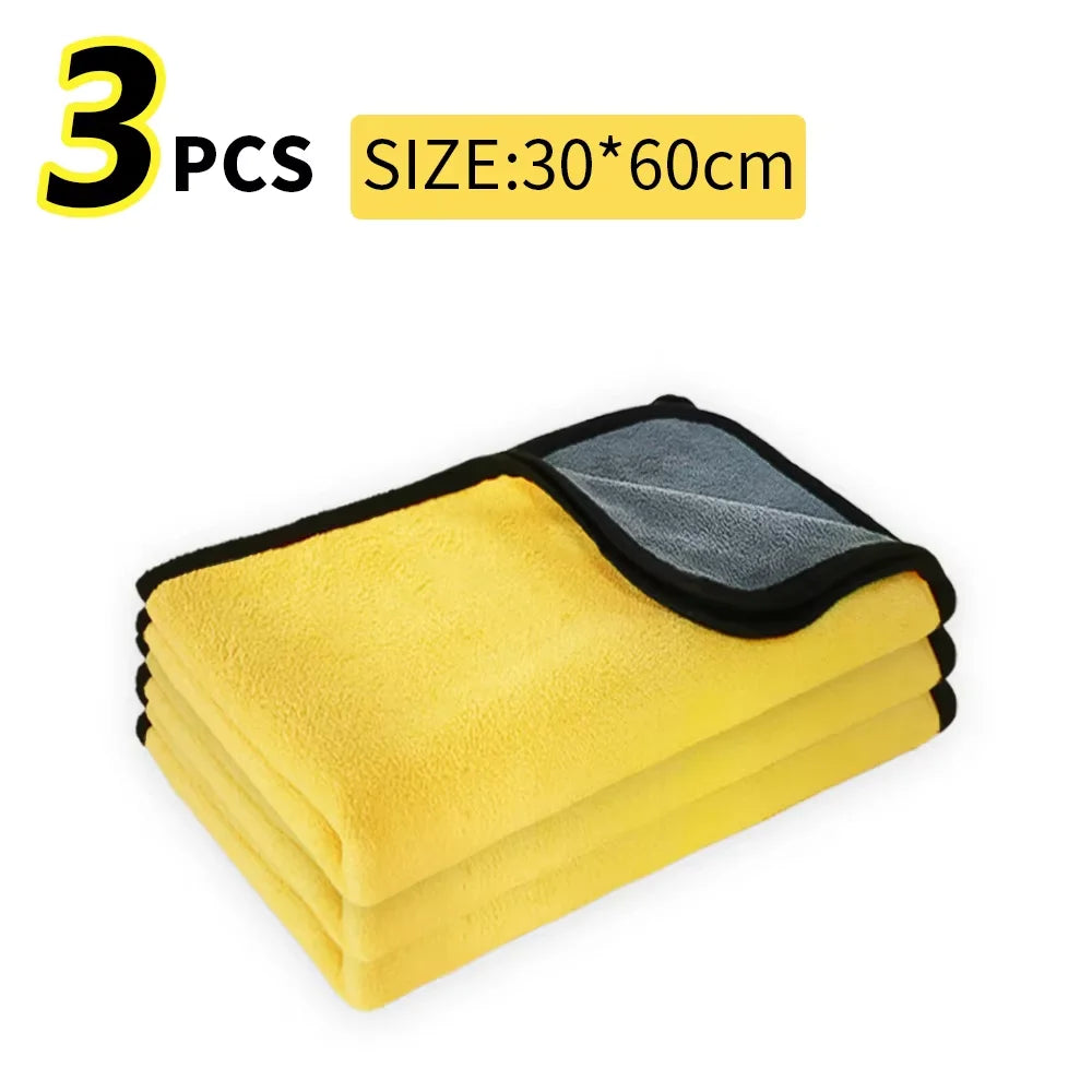 High Quality Microfiber Car Wash Towel Absorbent, Scratch - Free Cleaning Cloth for Drying & Auto Detailing - Ideal for Car Care