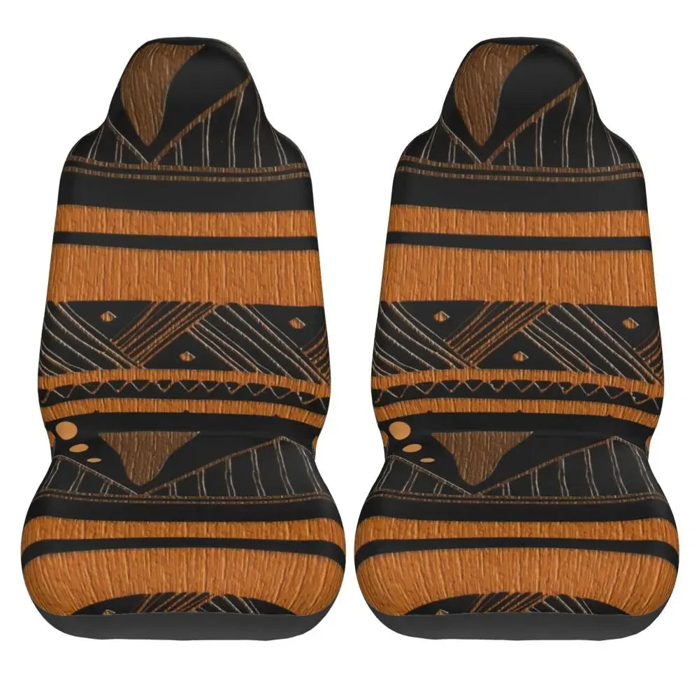 Antique African Textile Print Universal Car Seat Cover Protector Interior Accessories Women Seat Cushion/Cover Seat Protector