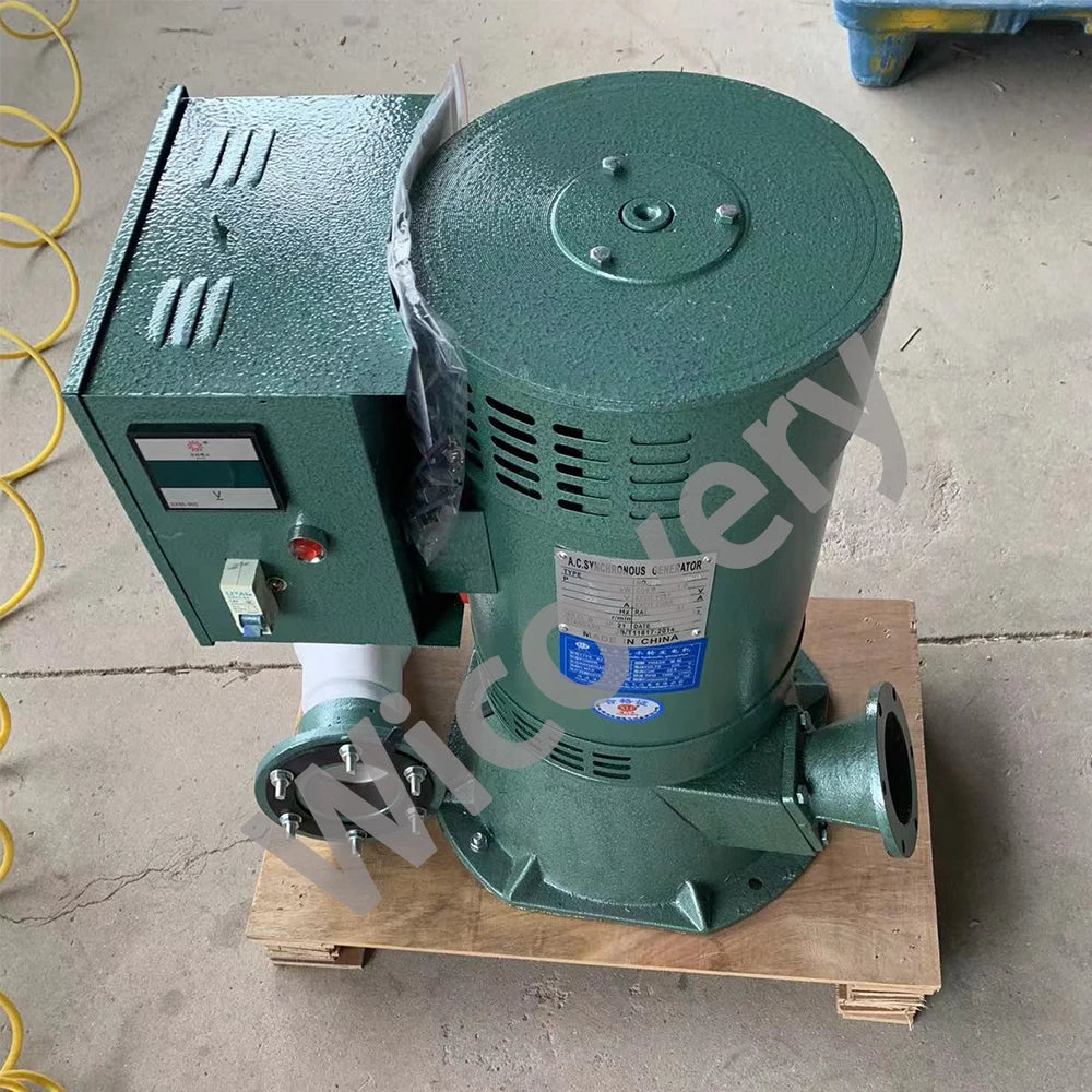 China Factory 50KW Electric Wind Turbine Hydroelectric Generator 380V Single Phase AC Power Energy Generator Lighting Charge