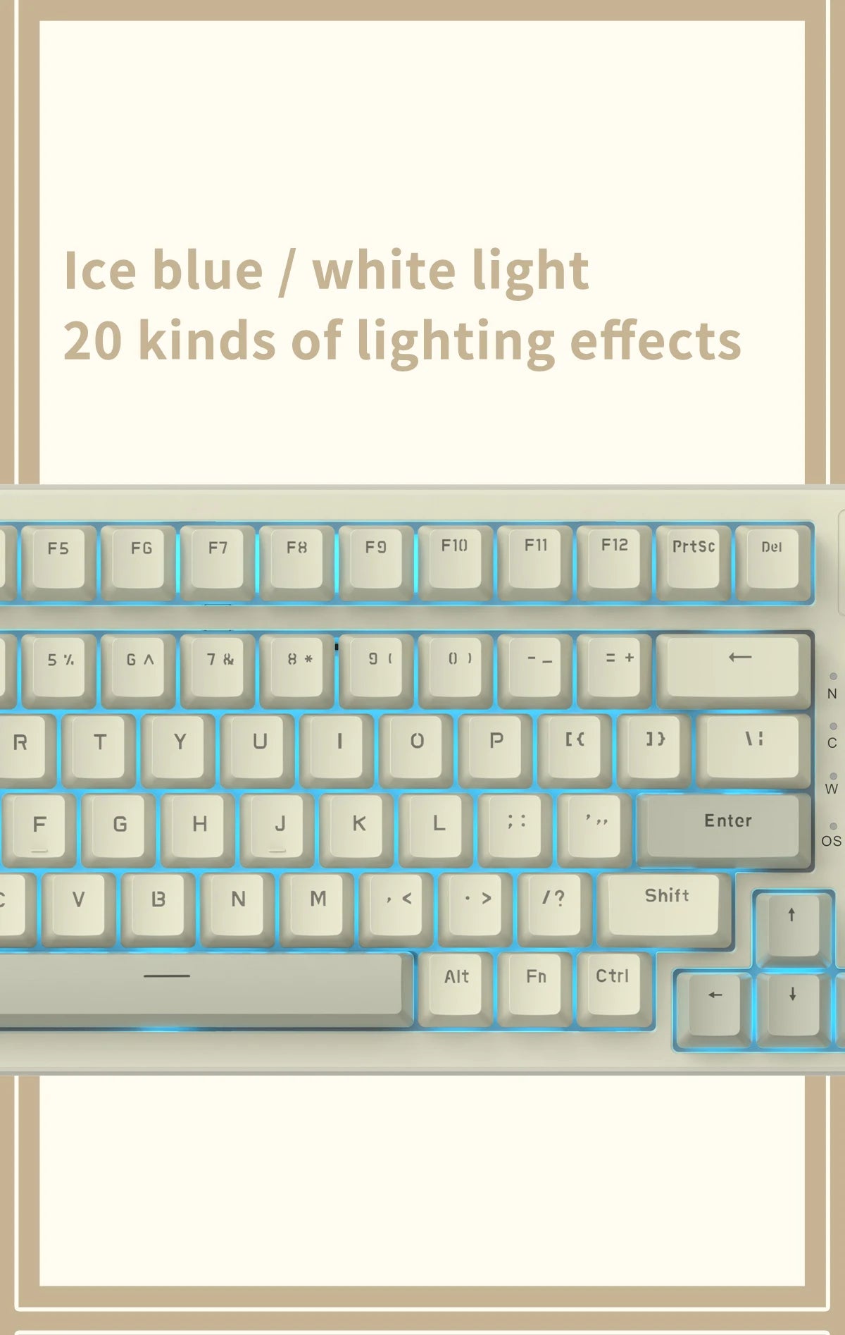 Ajazz AK992 Wired keyboard Backlight Keyboard Mechanical Gaming keyboard for Computer Office Gaming