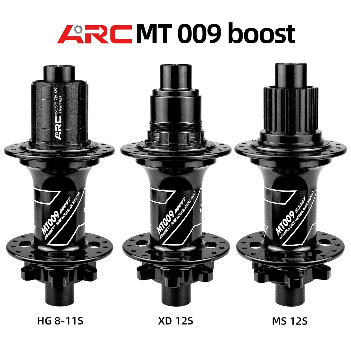 ARC MT009 BOOST MTB rear hub	Bicycle Hub 6 Pawls 15x110 10x141 12x148 32H Bike Wheel Hub HG XD MS for K7 8 9 10 11 12 Speed