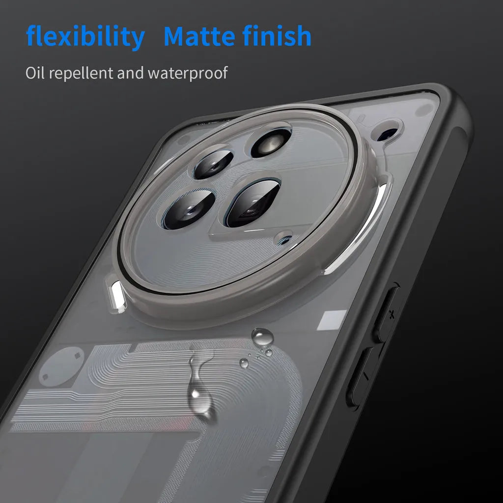 Armor Shockproof Soft Bumpers Hard Case For Nothing Phone 3a Pro Matte Mobile Phone Casing