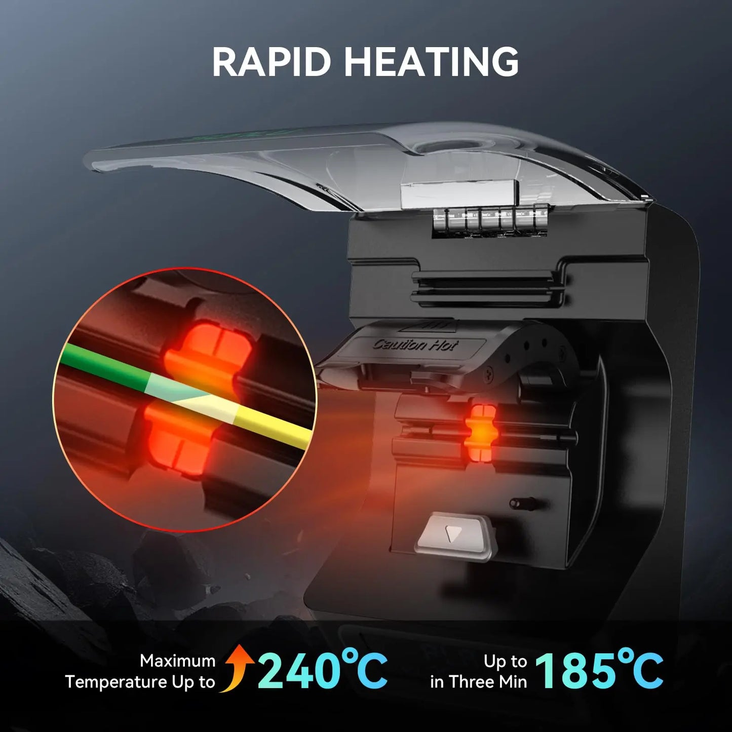 SUNLU Filament Connector For filament Fast Welding For bambu lab For PETG/PLA/ABS/TPU/Nylon 200Pcs PTFE Sleeve filament Splice