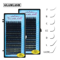 GAHAMACA W Shape Eyelash Extensions L/LU 3D Premade Volume Fan Lashes W Style Lashes Comfortable Faux Mink Natural Eyelash