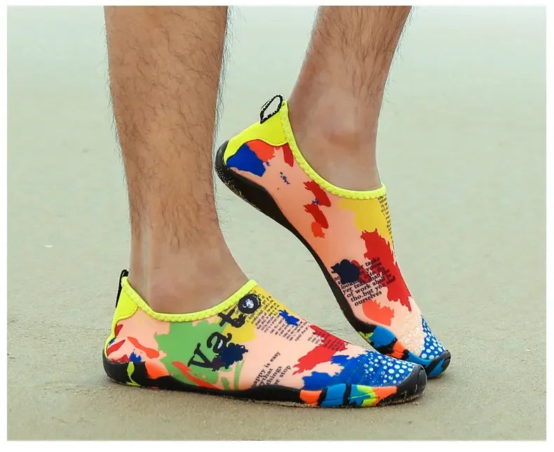 Unisex Shoes Swimming Water Yog Women Men Barefoot Outdoor Beach Sandals Upstream Aqua Shoes Nonslip River Sea Diving Sneakers
