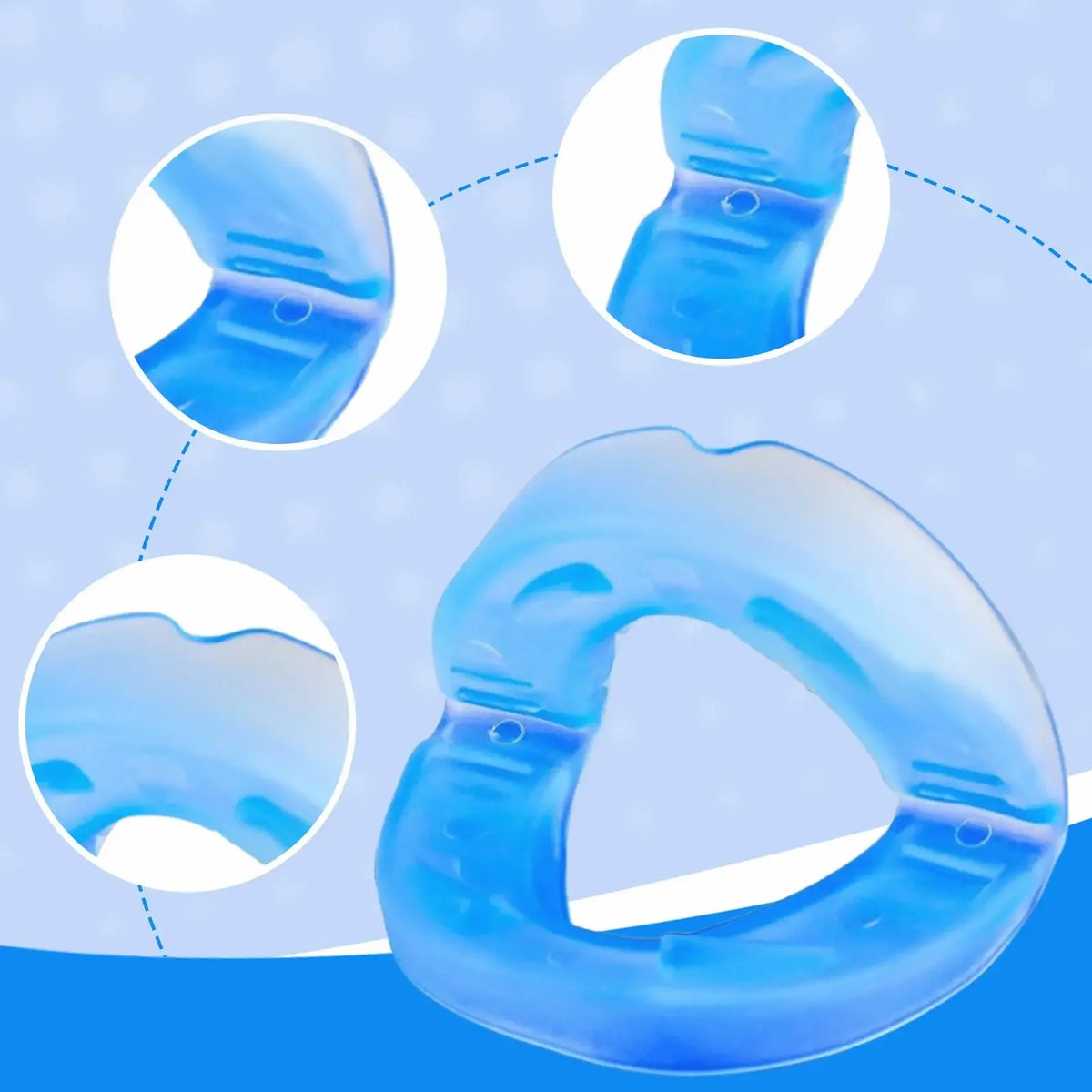Food Grade Anti Snoring Mouthpiece, Clinically Tested Snore Stopper to Reduce Snoring & Improve Sleep Quality