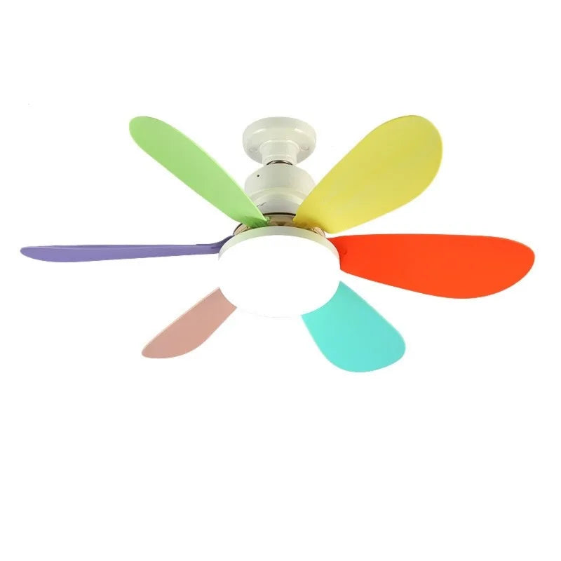B89B-E27 Base 30W Ceiling Fan With Remote Control LED Light Intelligent Silent Fan For Bedroom And Living Room