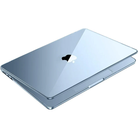 100% Ultra-clear hard case for 13.6" MacBook Air (M4-M2 2022-2025). Crystal-clear, sturdy, protects from scratches & impacts