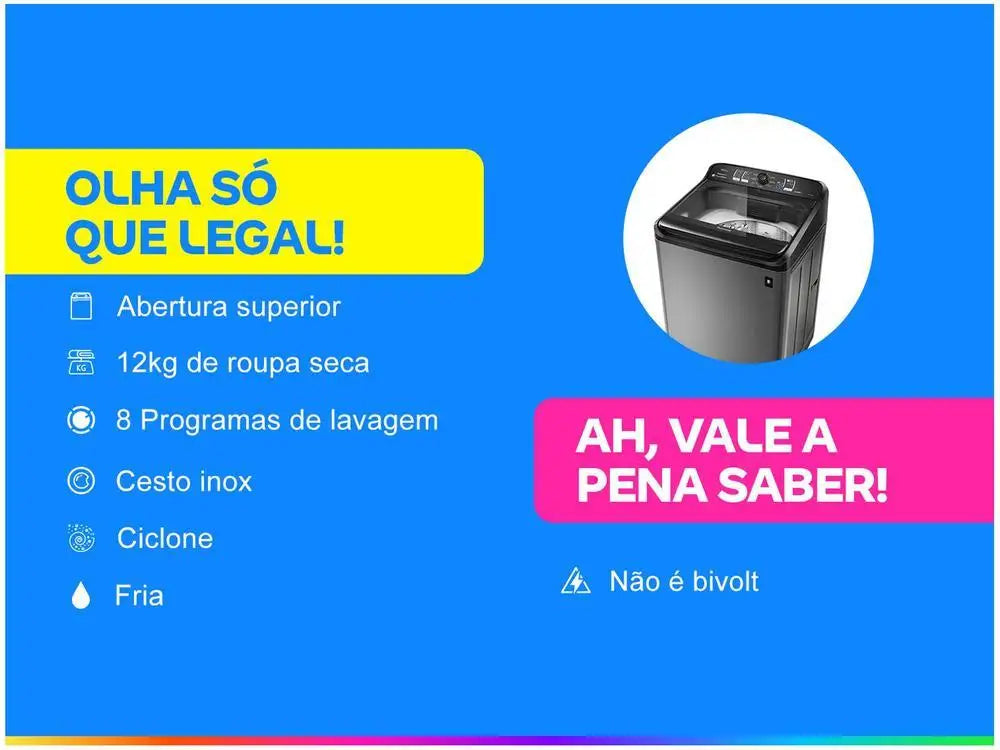 Clothes Washer Panasonic NA-F120B1TA - 110V