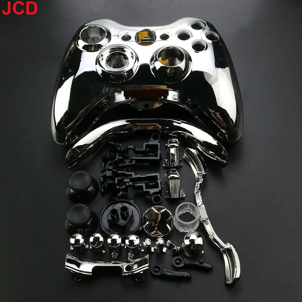 JCD Wireless Game Controller For XBox 360 Case Gamepad Protective Shell Cover Full Set With Buttons Analog Stick Bumpers