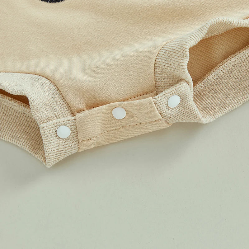 0-18M Newborn Baby Boys Easter Hooded Romper Long Sleeve Bunny Carrot Embrolidery Casual Jumpsuit