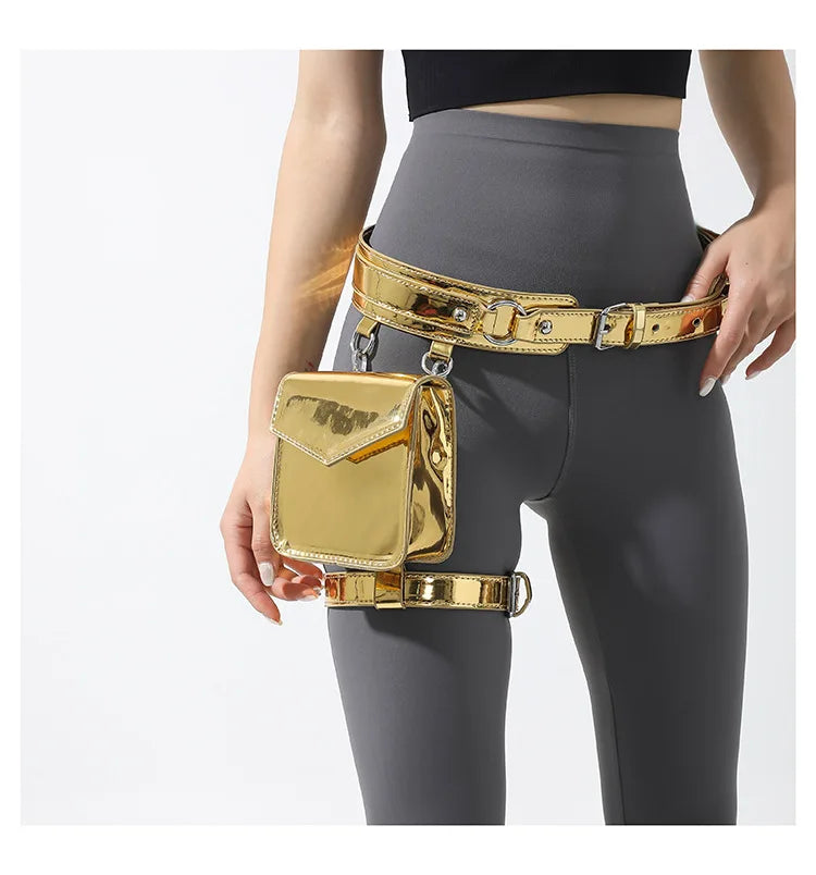 Belt Bag Mini Bag Waist Bag Leg Bag Sports Fitness Running Bag With Yoga Pants Headset Lipstick Bag Fanny Pack Purse Waist Pack
