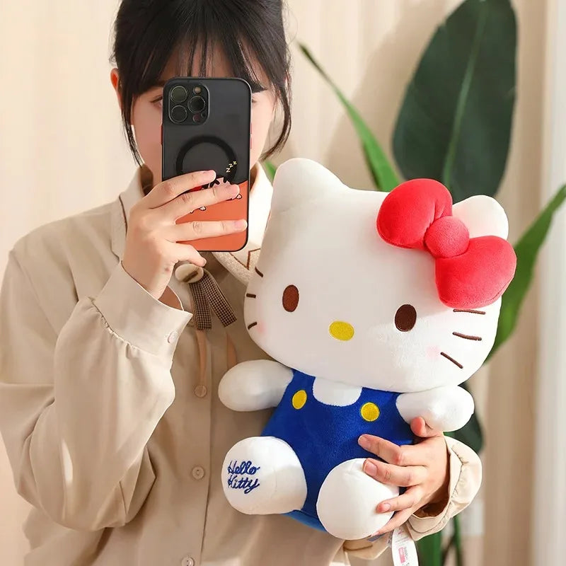 2 style Hello Kitty Anime Hello Kitty Stuffed Toys Plushier Soft Pillow Birthday Gifts For Girls Kawaii Hello Kitty Plush Dolls
