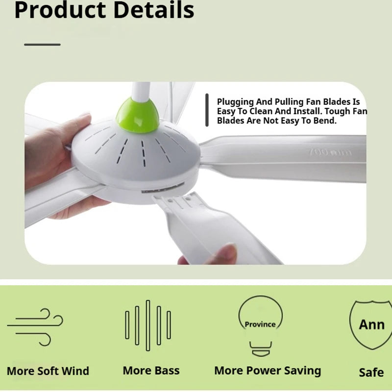 220V AU/EU/UK Silent 5 Leaves Ceiling Canopy fan with 1.8m switch Hanging Fan for Camping Bed Dormitory Tent  celling fan