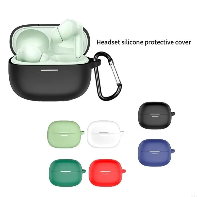 Silicone Protective Case for Redmi Buds 6 Pro Wireless Headphone Protector Case Cover Shell Housing Anti-dust Sleeve
