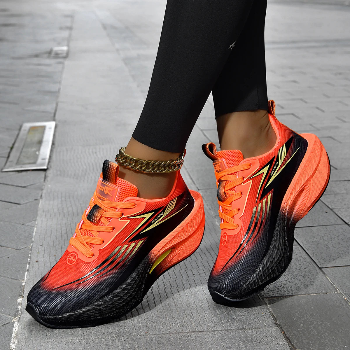 Men Running Shoes Carbon Board Air Cushion Marathon Sneakers Breathable Lightweight Women's Comfortable Speciality Sports Shoes