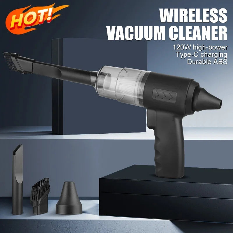 XIAOMI 2900000pa Car Wireless Vacuum Cleaner 120w 3-in-1 Portable Handheld For Home Rechargeable Auto Cordless Cleaner 2025