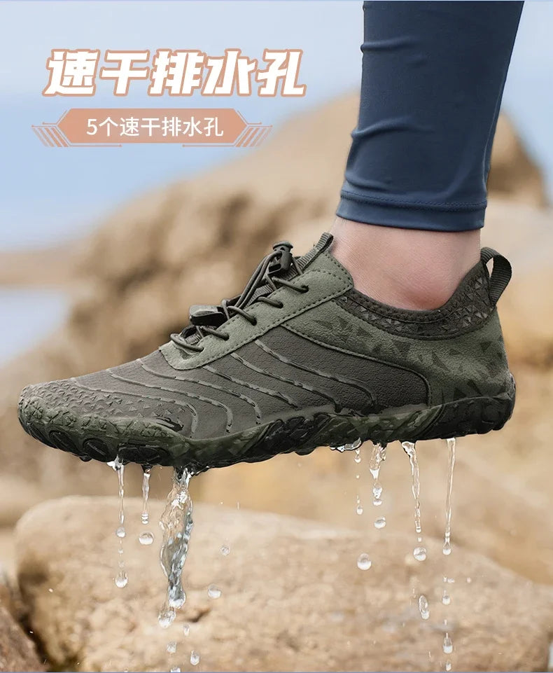 Aqua Shoes For Women Men Barefoot Water Shoes Anti-Slip Quick-Drying Outdoor Beach Upstream Wading Swimming Shoe Sneakers Unisex