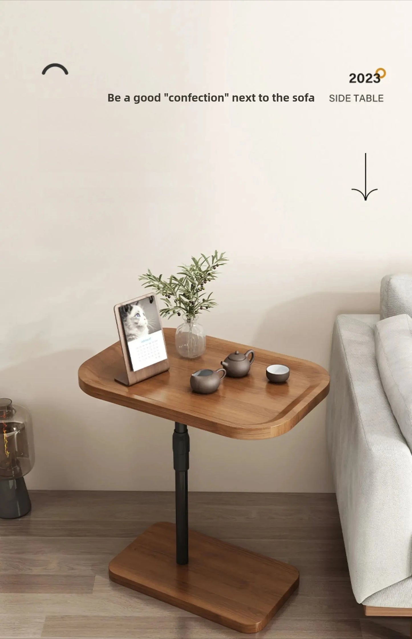 Minimalist Modern Sofa Side Table - Luxury Coffee Tea Table Small Shelves Rugged Durable Living Room Furniture
