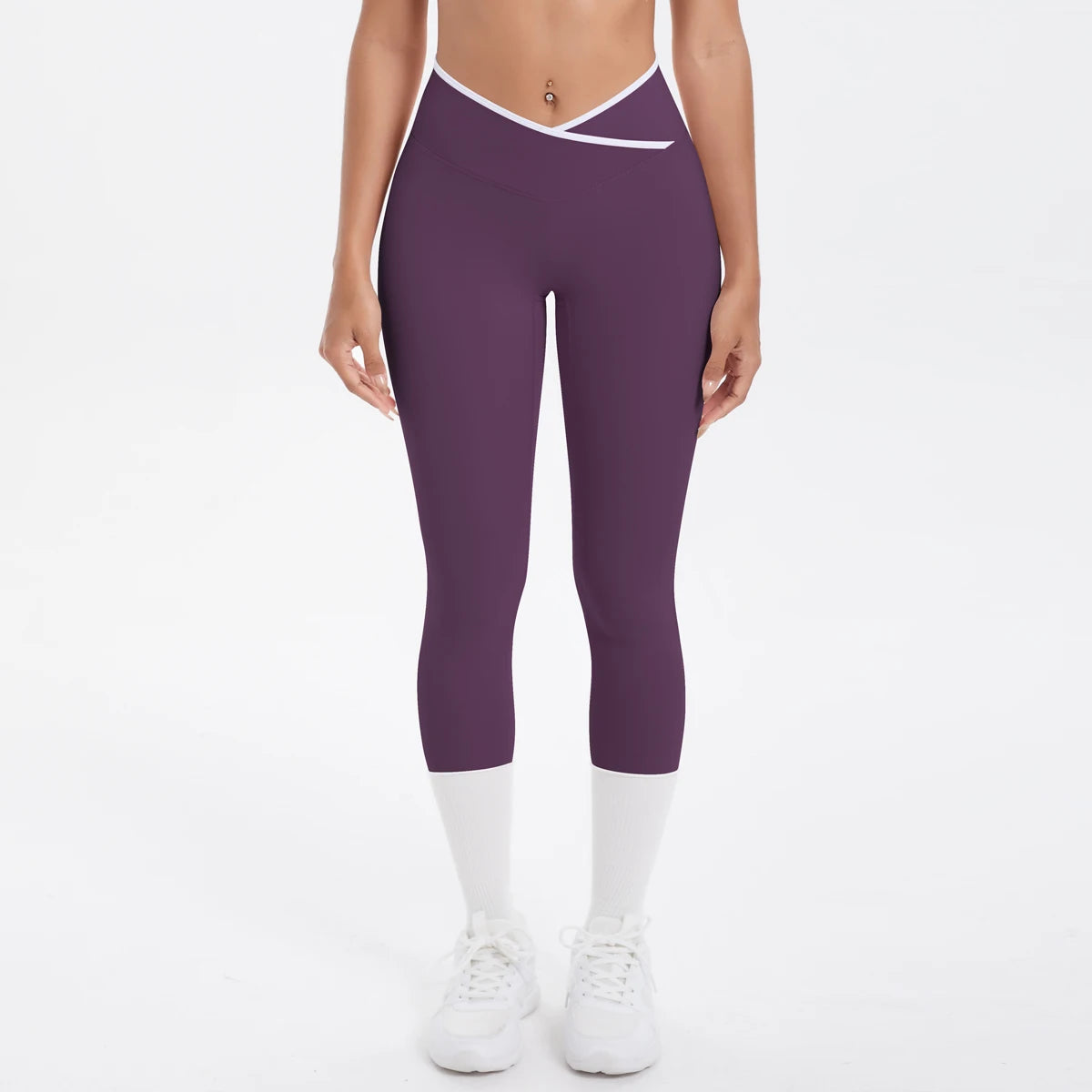 Women Cross High Waisted Sports Suit Breathable Fitness Running Workout Yoga Set Casual Pilates Sportwear Leggings