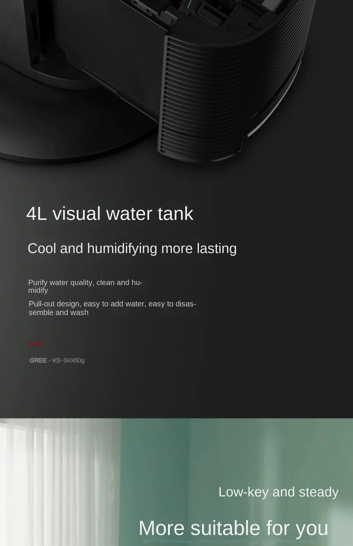 220V Gree air conditioning fan, air cooler, household mobile tower water small air conditioning fan AF