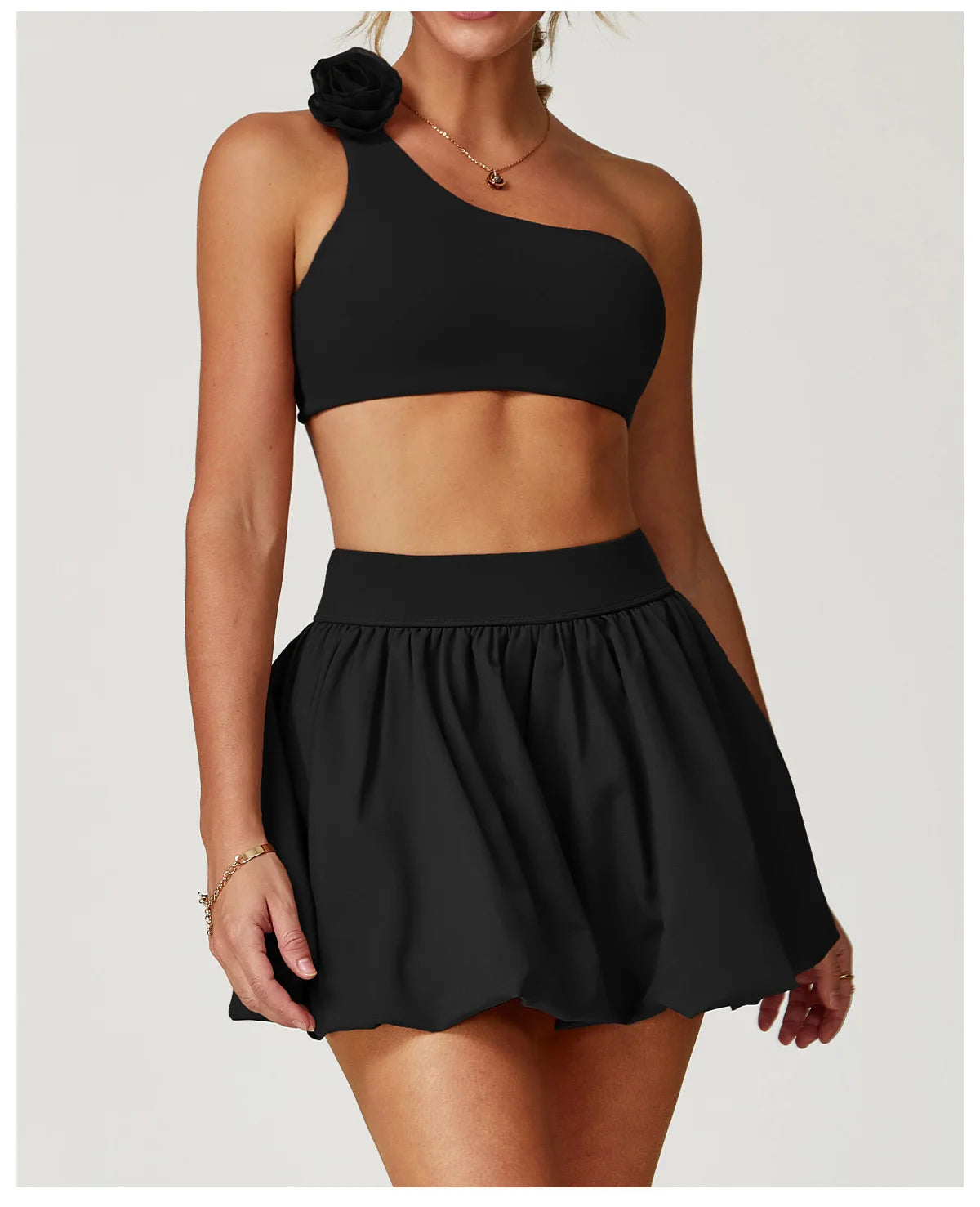 Women Sports Skirts High Waist Yoga Tennis Shorts Dress With Pocket Running Golf Skirt Quick Dry Breathable Belt Safety Pants