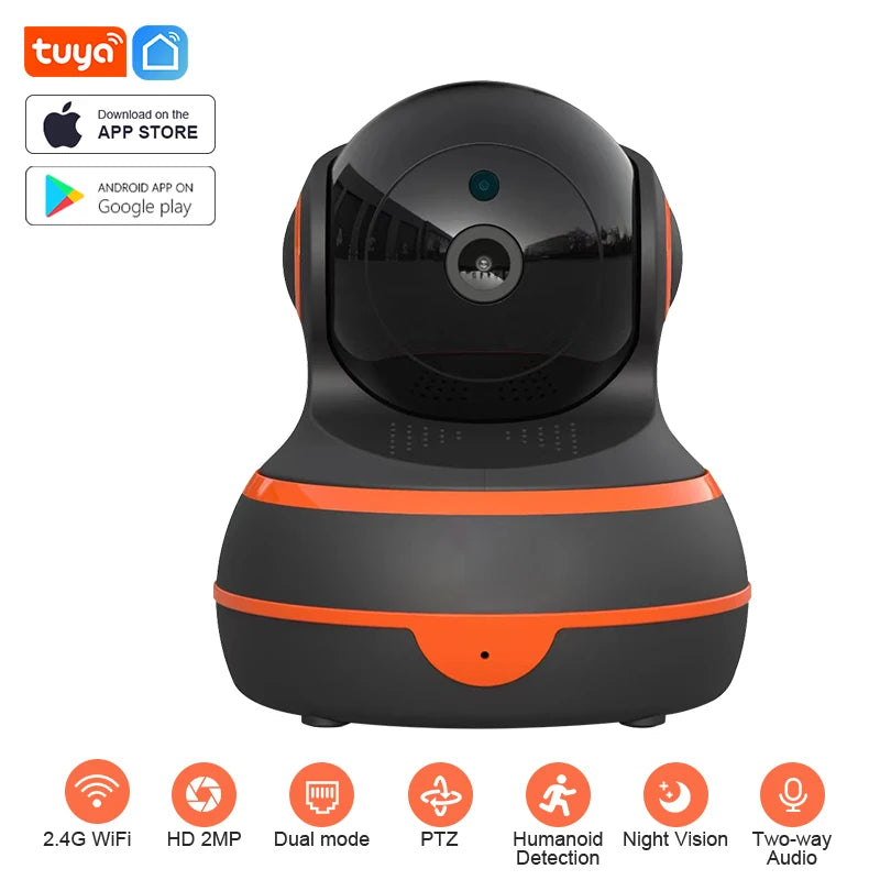 Tuya Smart Camera 1080P HD Night Vision WiFi Webcam IP Camera Mini PTZ 360 Pet Baby Monitor Smart life APP for Home Security
