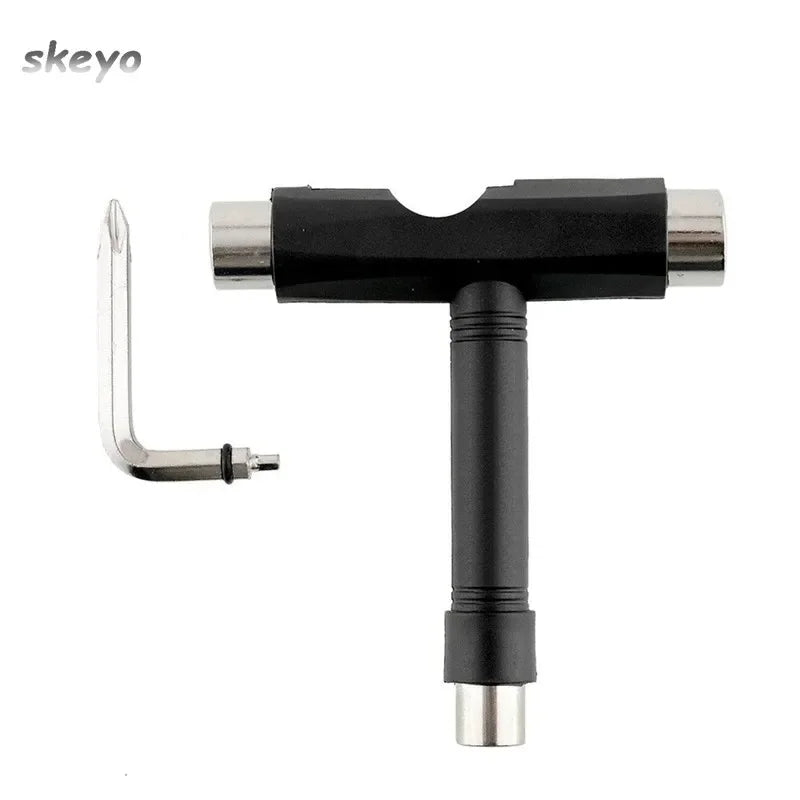 Professional Skateboard Tools T Type Skate Scooter Skateboard Tools Kick Scooter Mini L Wrench Set Assemble Adjusting Tool Kit