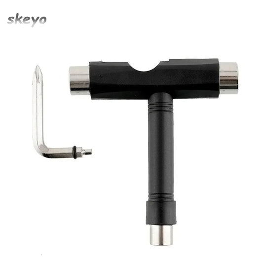 Professional Skateboard Tools T Type Skate Scooter Skateboard Tools Kick Scooter Mini L Wrench Set Assemble Adjusting Tool Kit