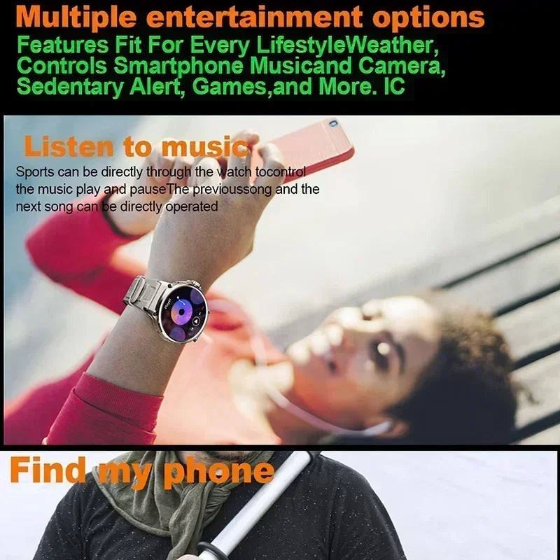 Xiaomi 2025 NEW 1.85-inch ultra HD smartwatch, GPS track HD Bluetooth call; 710 mah large battery 400+ dial, suitable for Huawei