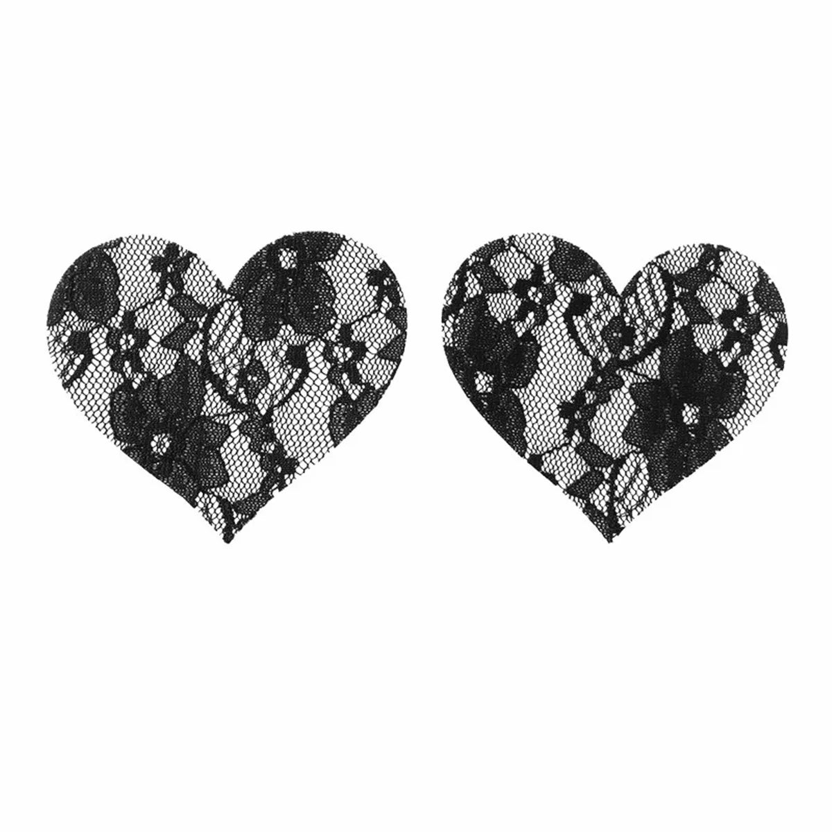 Lace Heart Shape Paste Breast Beauty Design Bra Adhesive erotic lingerie Stickers Sexy Women Ladies Nipple Cover Milk Paste