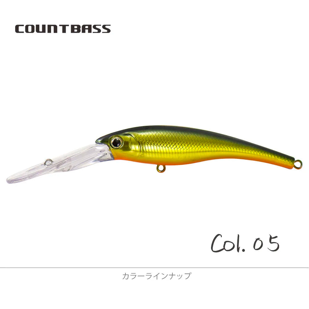 COUNTBASS Crankbaits Hard Plastic Fishingg Wobblers Shad Minnow Bass Pike Perch  Angler's Lure 90mm 13g