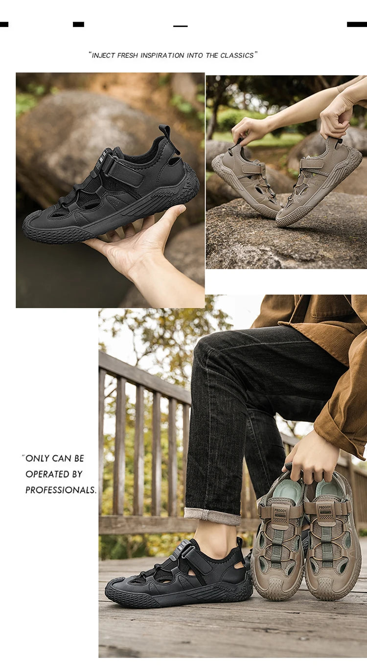 Summer Fashion Lightweight Lazy Shoes Breathable Casual Walking Sneakers New Men's Sandals Outdoor Comfortable Male Beach Shoes