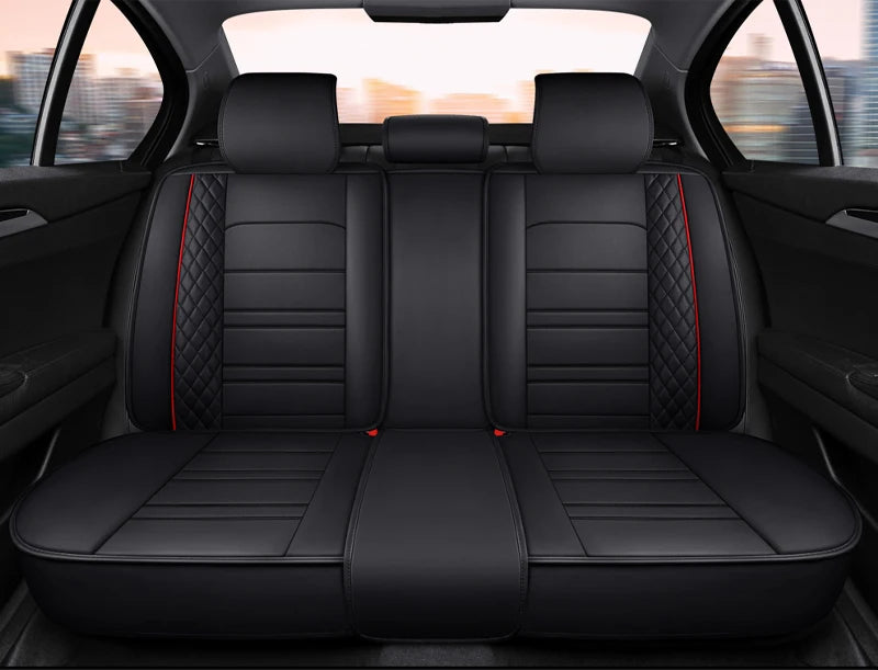 Car Seat Cover For Peugeot 207 206 2008 308 407 307 Sw Cc 205 107 208 Universal Waterproof Leather Auto Accessories