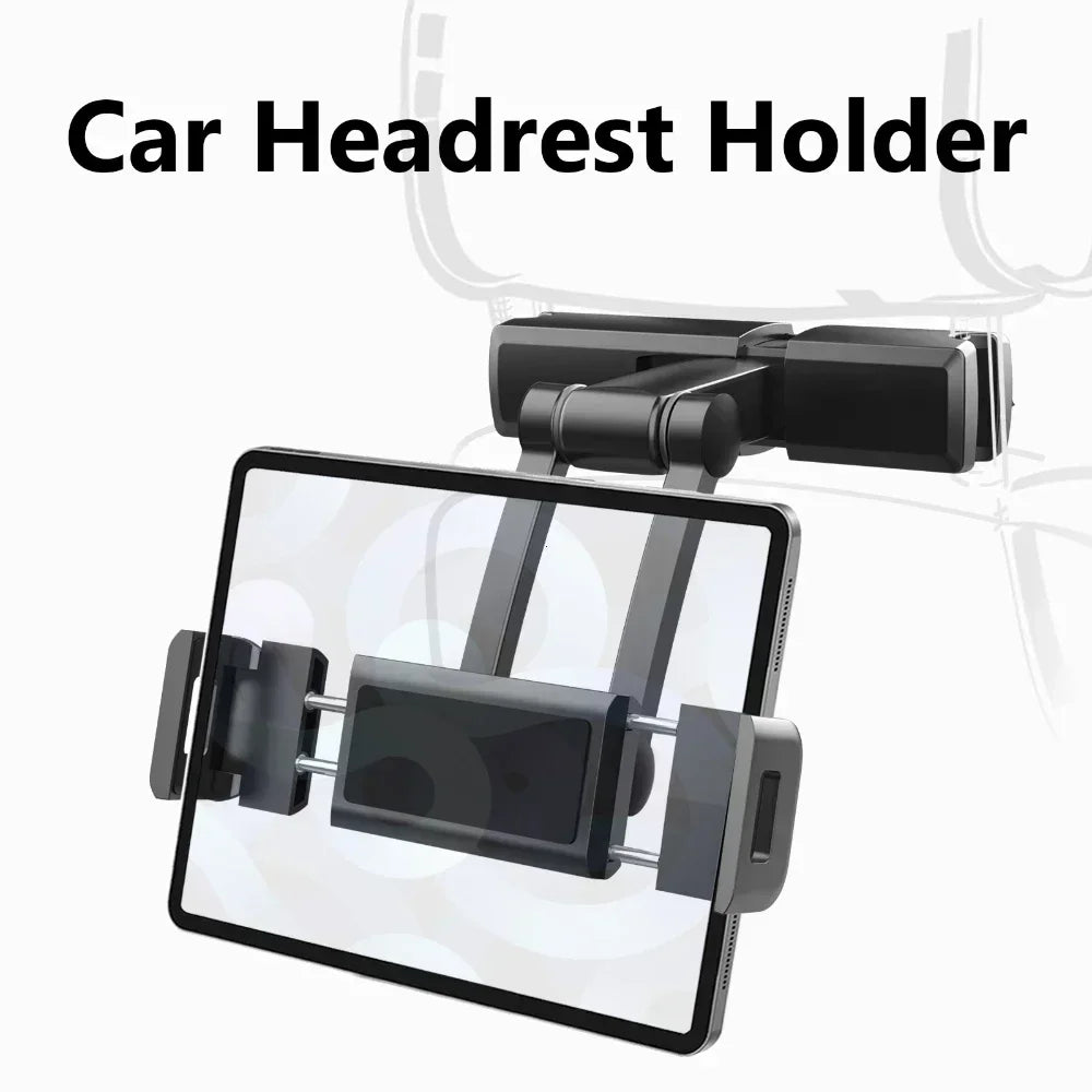 Collapsible Back Seat Headrest Tablet Phone Car Holder Stand Ajustable Support For IPhone IPad Xiaomi Car Mobile Mount