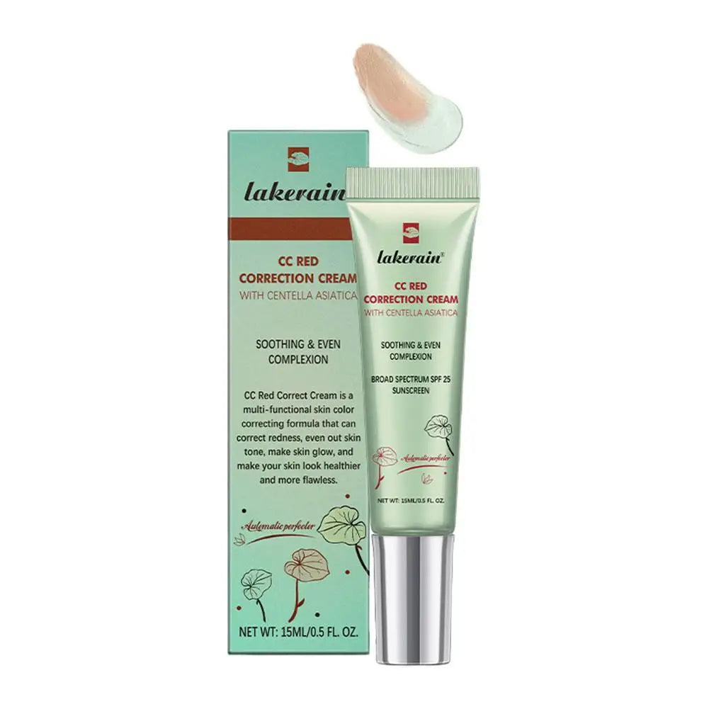 3 Colors Centella Asiatica Korean High Coverage Foundation CC Cream Color Changing Cream for Face Base Makeup 1/3pcs