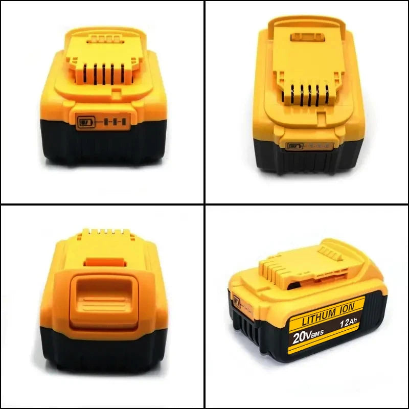 For DeWalt 20V 6Ah 8Ah 12Ah MAX Li-ion Battery for DeWalt for Flexvolt Tool Batteries Replacement Battery
